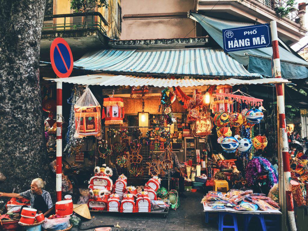 Hanoi shopping streets