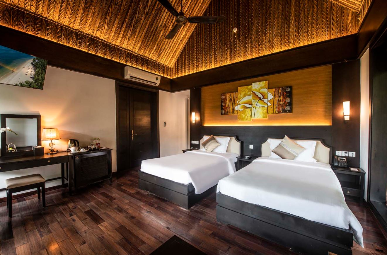 Deluxe Bungalow hướng biển 2 giường đơn