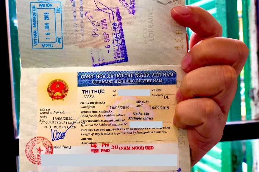 Hong Kong to Vietnam visa