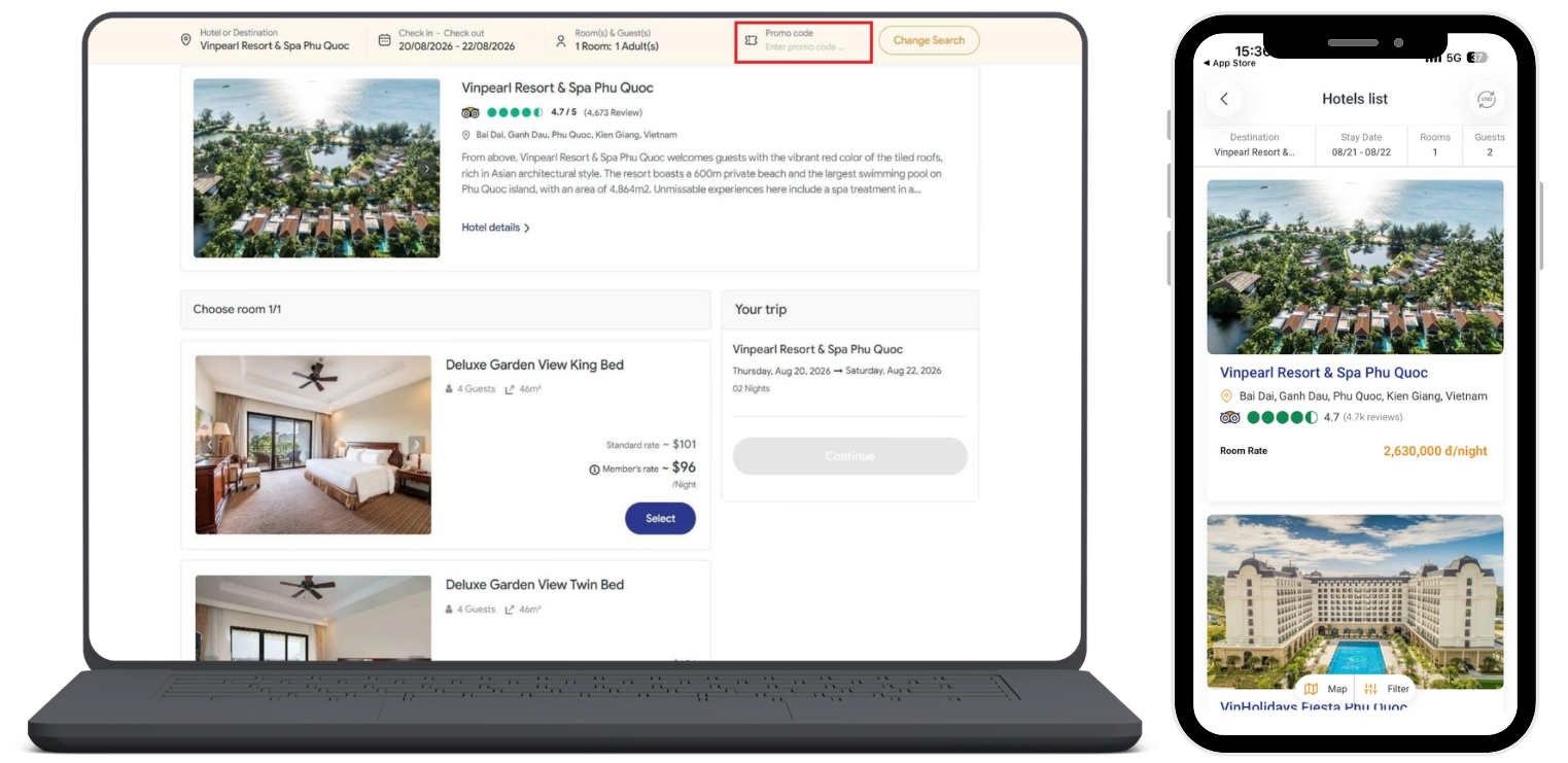 Vinpearl promo code booking guide