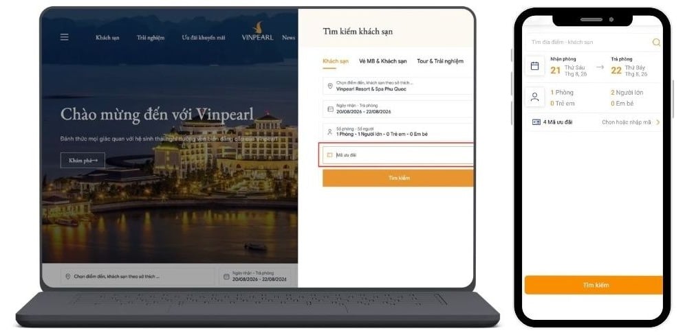Hướng dẫn sử dụng voucher Vinpearl