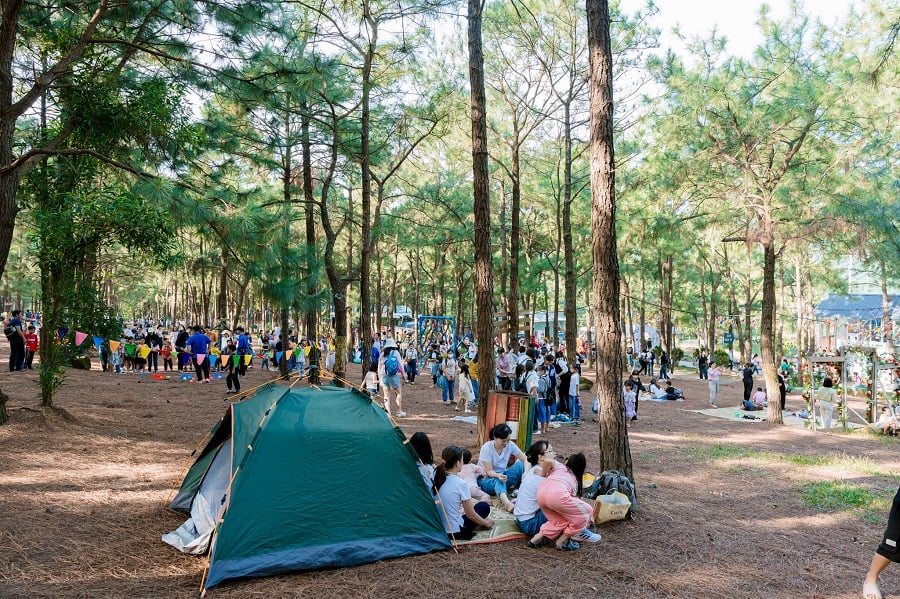 Team building Hà Nội khu du lịch Thiên Phú Lâm