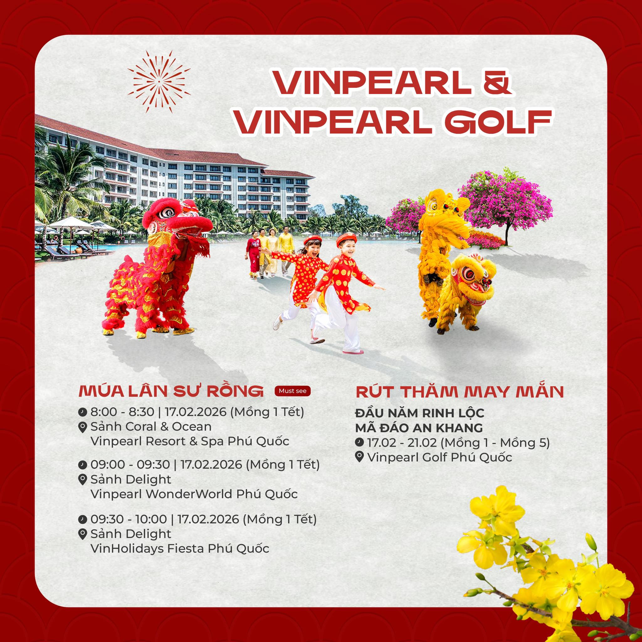 Lịch sự kiện Tết Vinpearl, Vinpearl Golf
