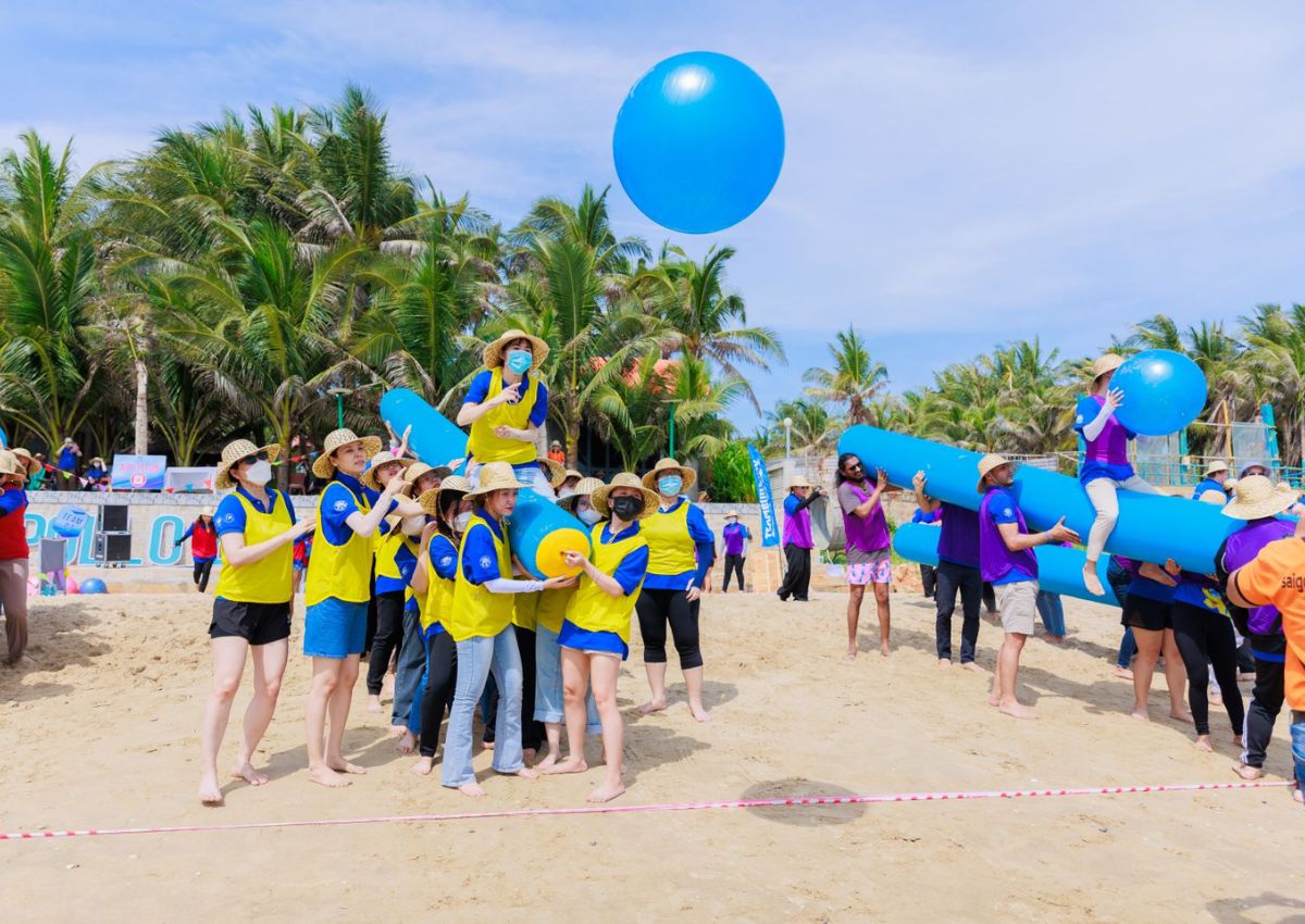 Lịch trình team building 1 ngày trên bãi biển