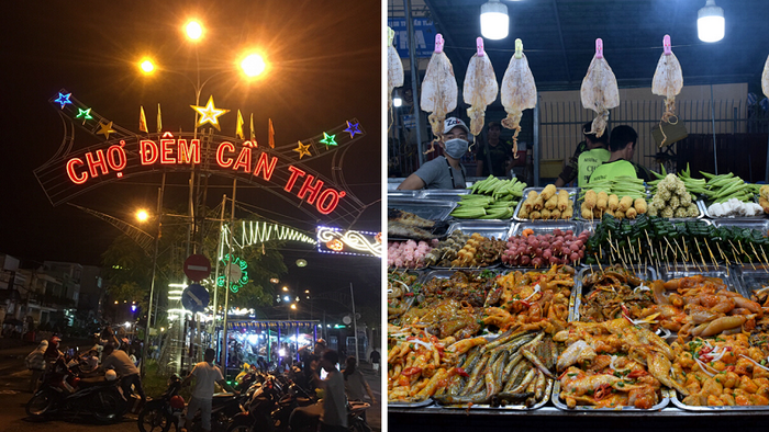 Chợ đêm Tây Đô nổi tiếng bậc nhất khắp các tỉnh miền Tây Nam Bộ (Nguồn: vietravel.com)