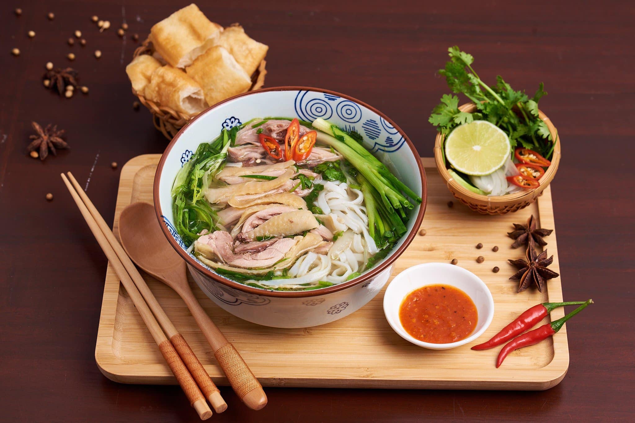 Phở gà quán phở Hà Nội 107 Trần Phú