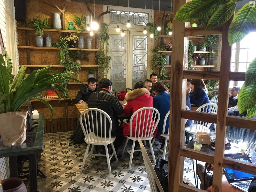 Quán cafe đẹp mắt ở Hà Nội