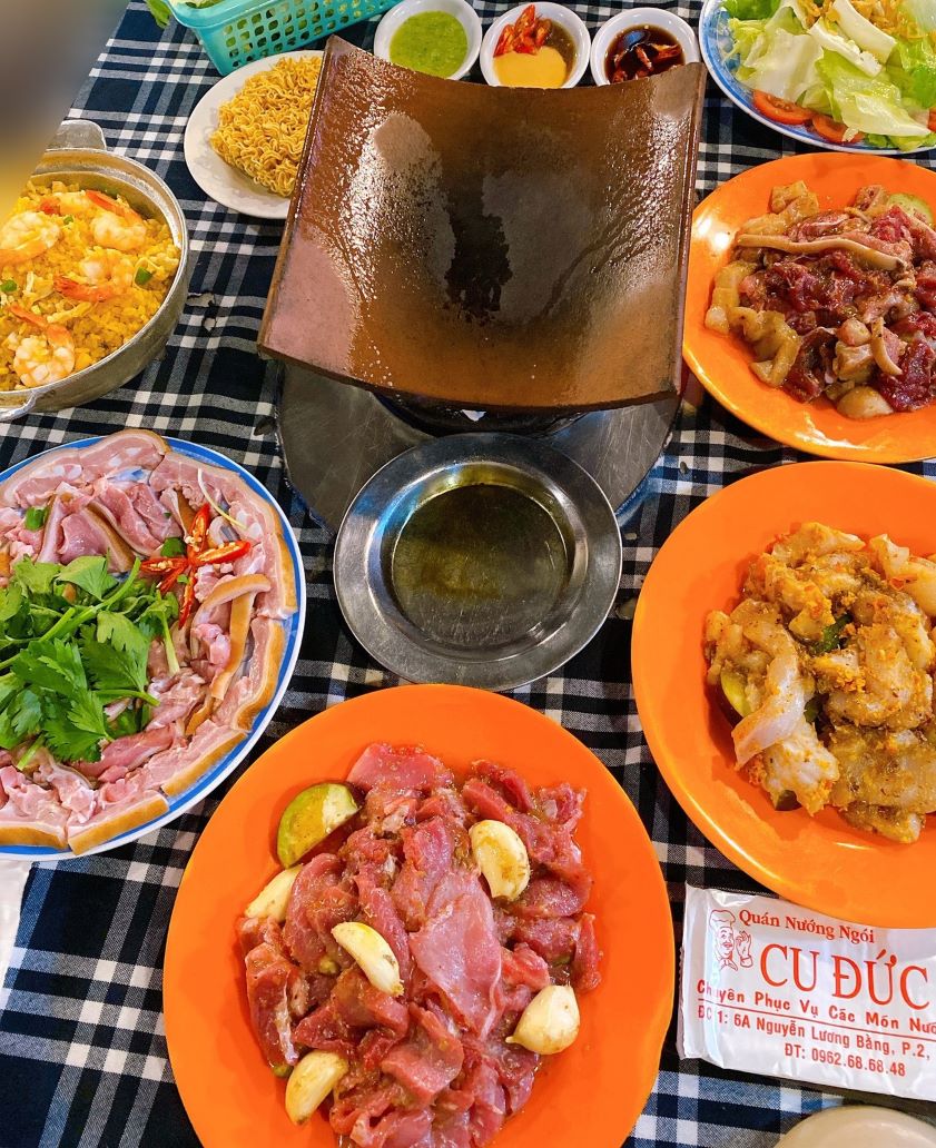 Quán nướng ngói Cu Đức Đà Lạt