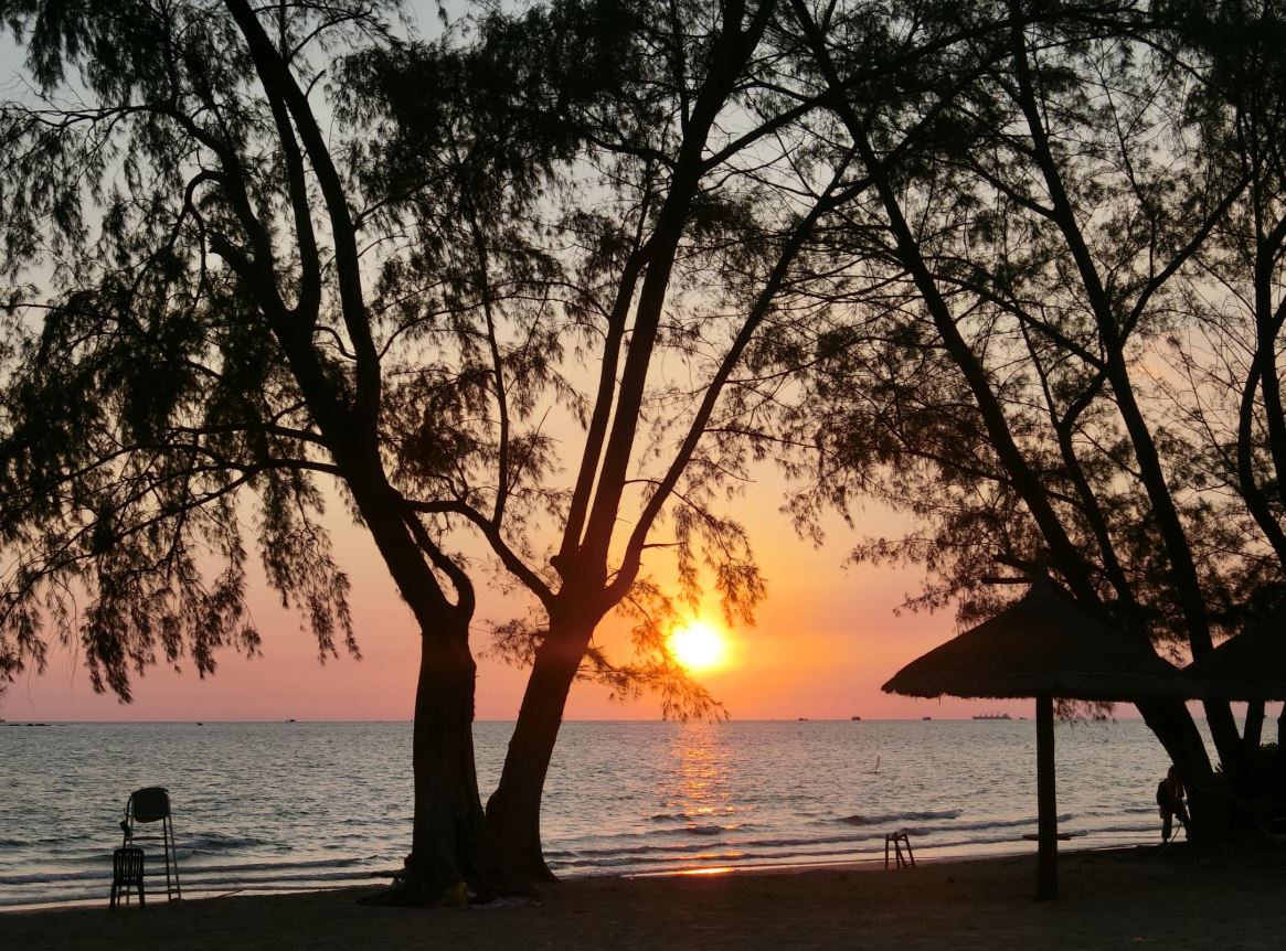Không gian hướng biển thơ mộng ở quảng trường biển