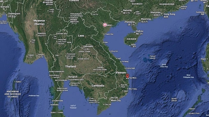 Quy Nhon map