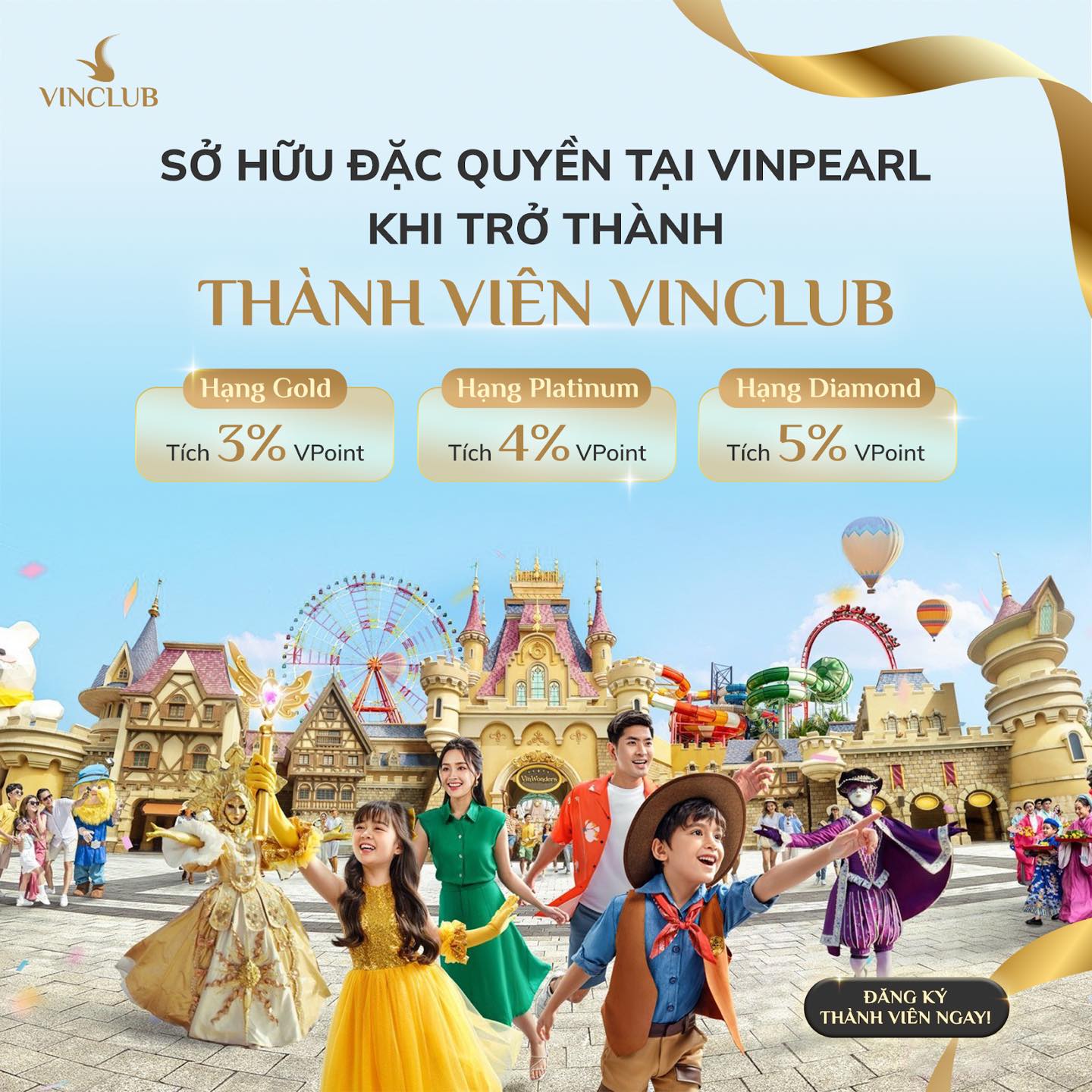 Quyền lợi thẻ thành viên Vinpearl