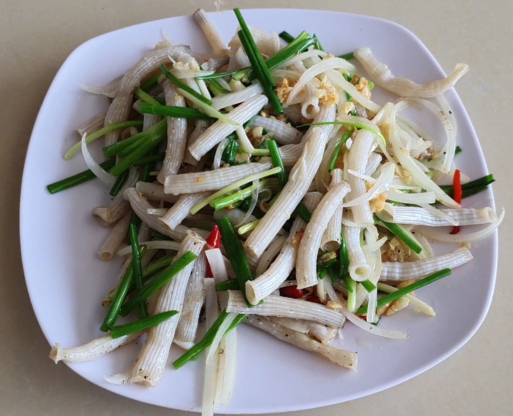Sá sùng xào tỏi