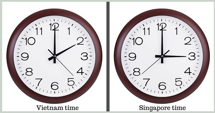 Singapore time to Vietnam time