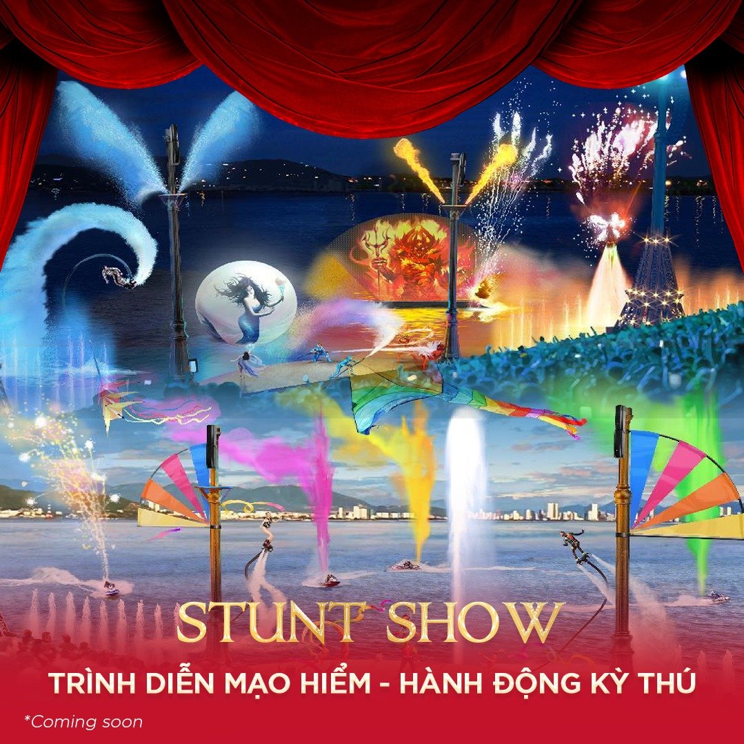 Show Huyền thoại biển xanh là Stunt Show đầu tiên ở Việt Nam