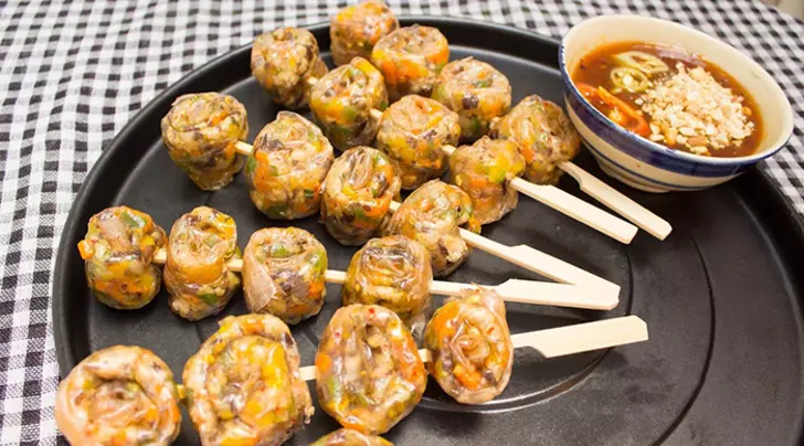 bánh tráng lụi 