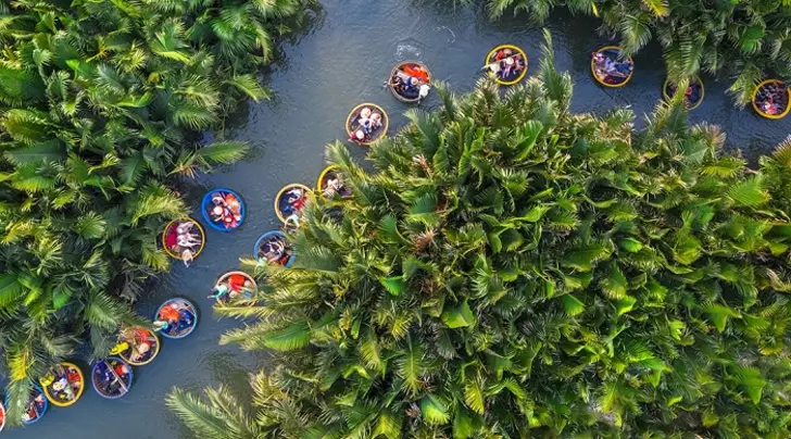 Coconut boat ride Hoi An