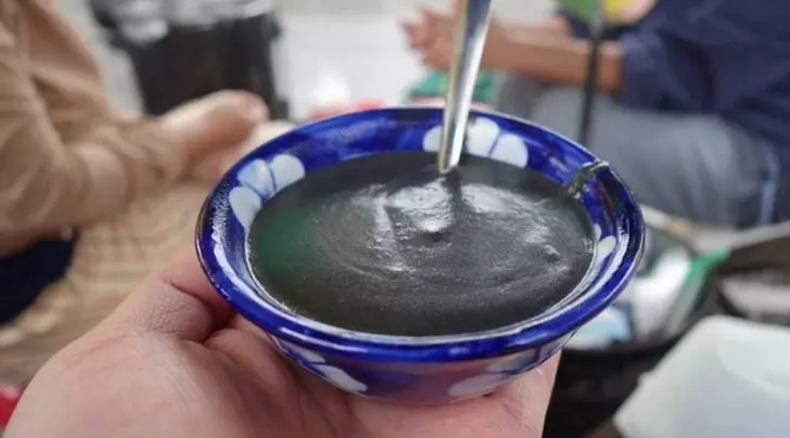Black sesame soup