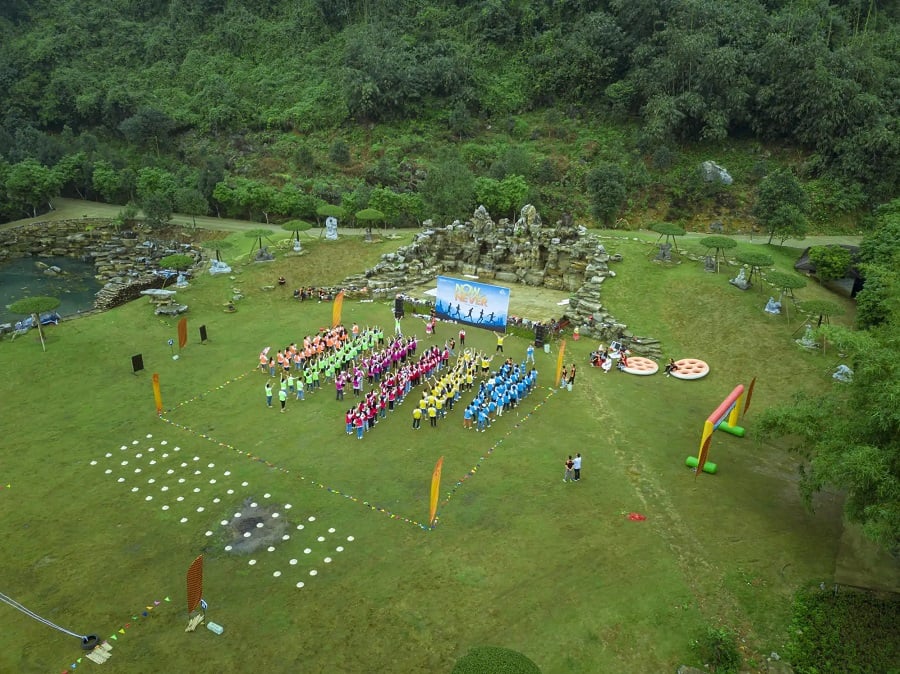 Team building gần Hà Nội Thung Nham Ninh Bình