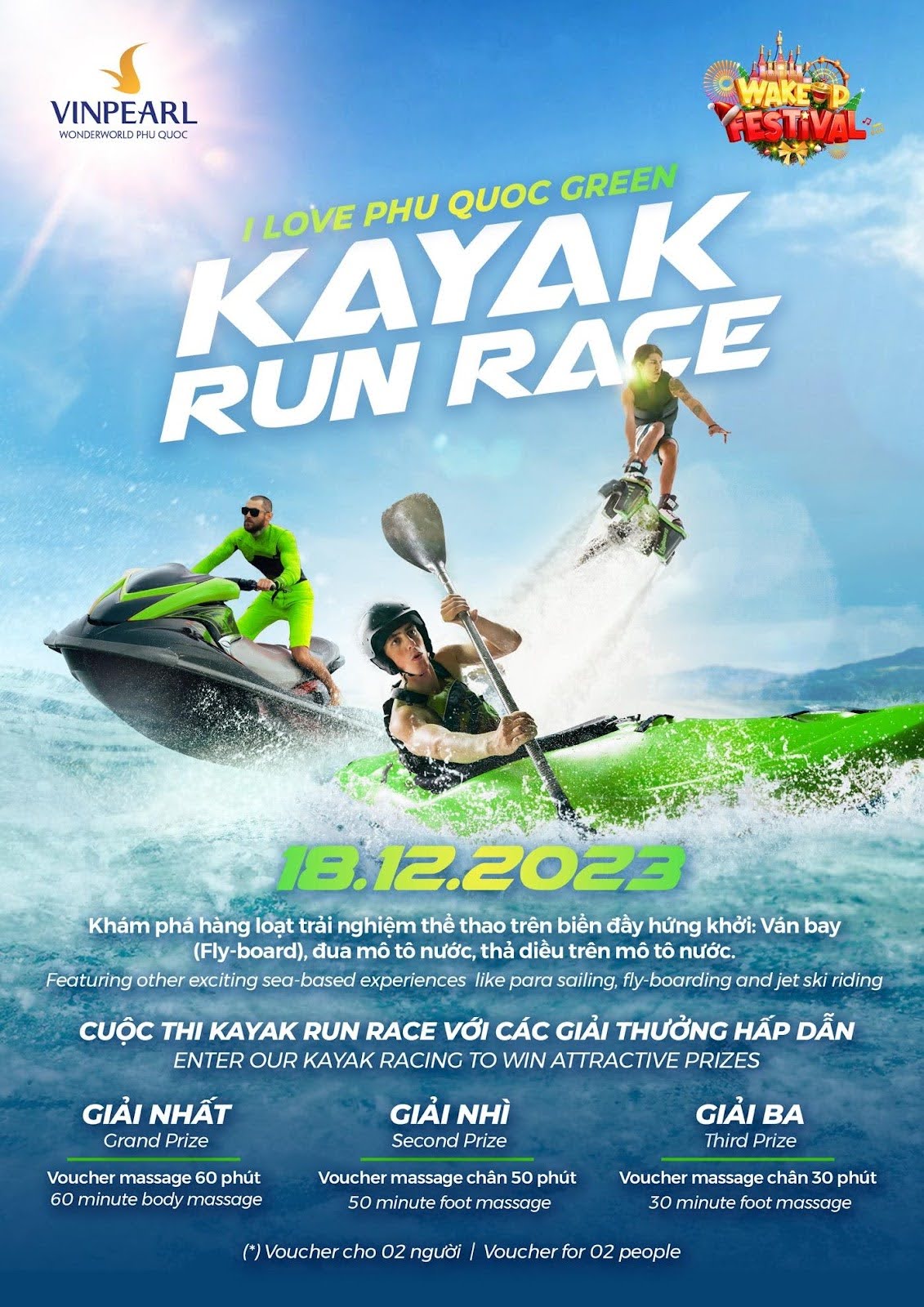 Thể thao biển Kayak Run Race
