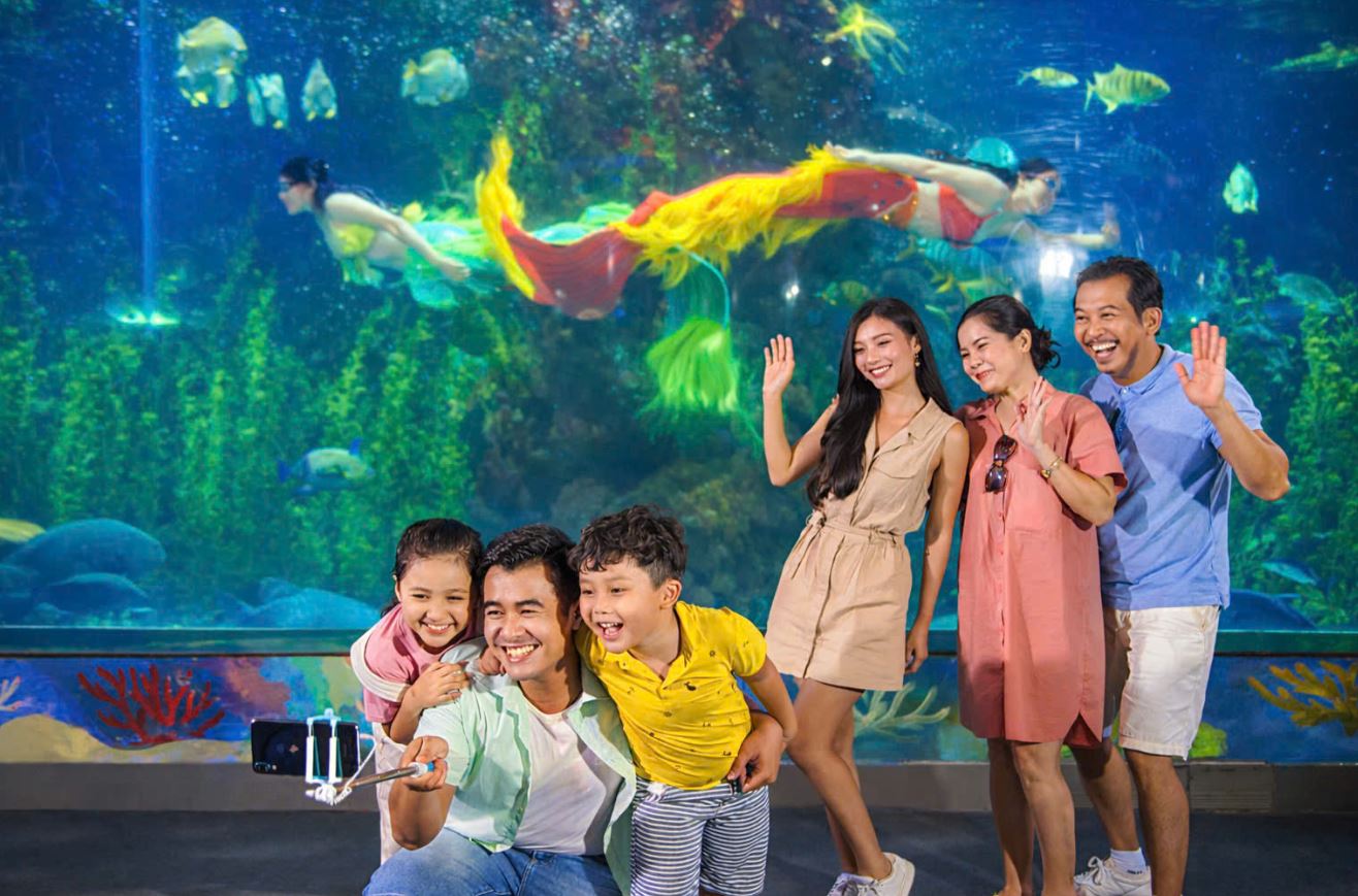 Check-in thuỷ cung VinWonders Nha Trang