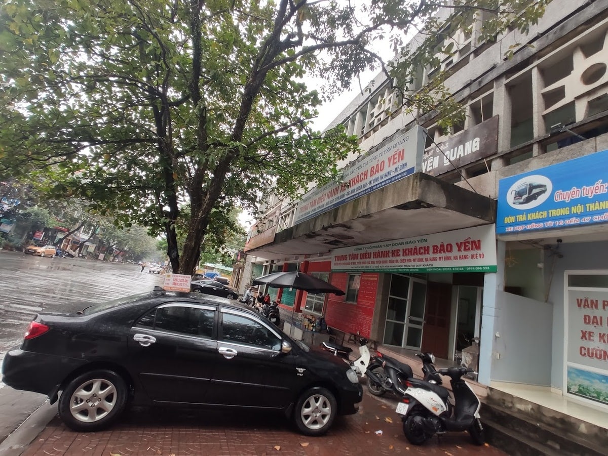 tiện ích bến xe khách Tuyên Quang