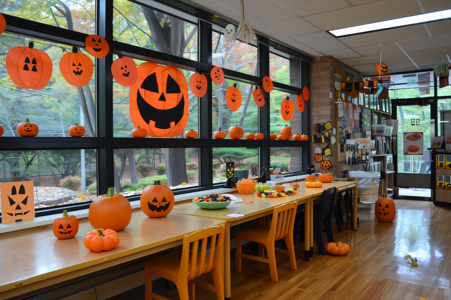 Ý tưởng trang trí Halloween bằng giấy