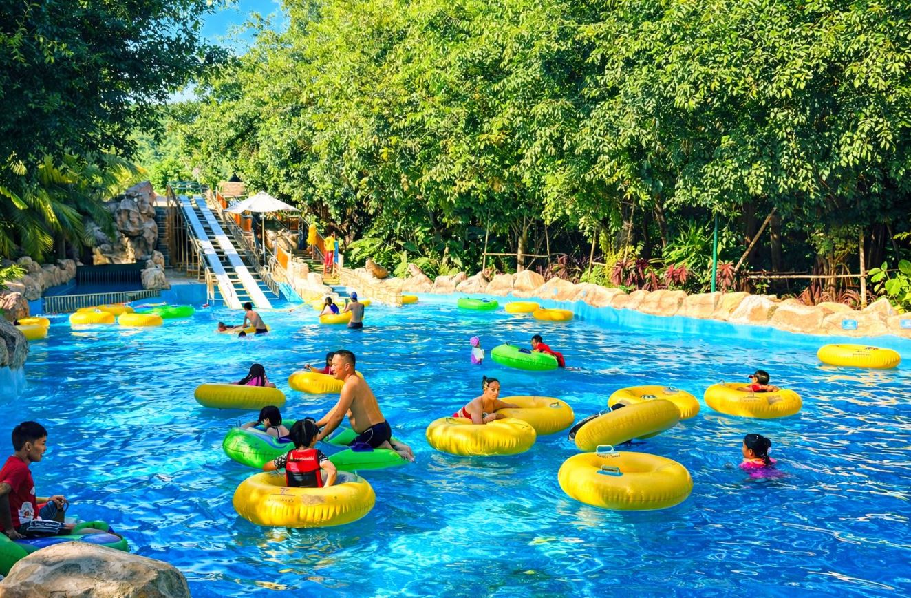 Trò chơi nước VinWonders Nha Trang cho cả gia đình