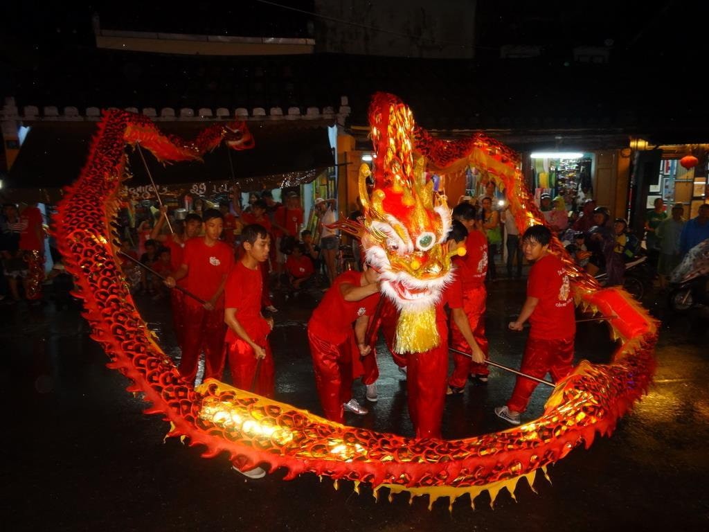 Múa lân Trung thu