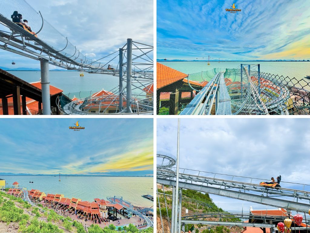 Trò chơi trượt núi độc đáo tại VinWonders Cửa Hội