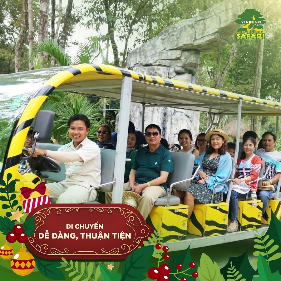 Flash sale gói Zoo Tram tại Vinpearl Safari Phú Quốc