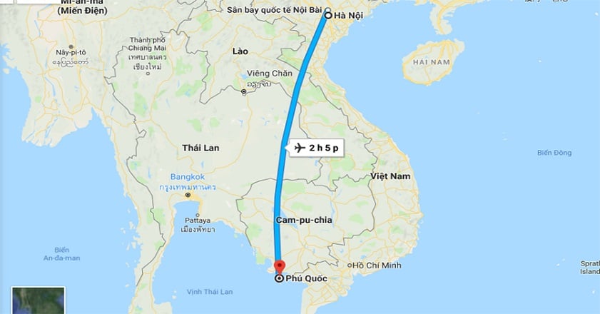 Vé máy bay Hà Nội Phú Quốc