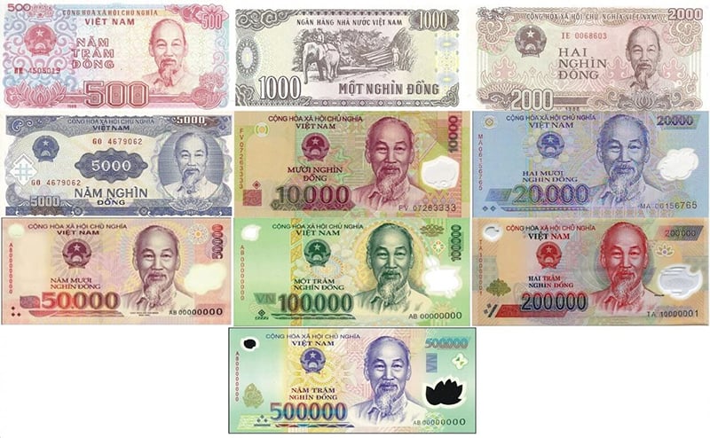 Information of Vietnam currency Global Exchange - Currency exchange  services