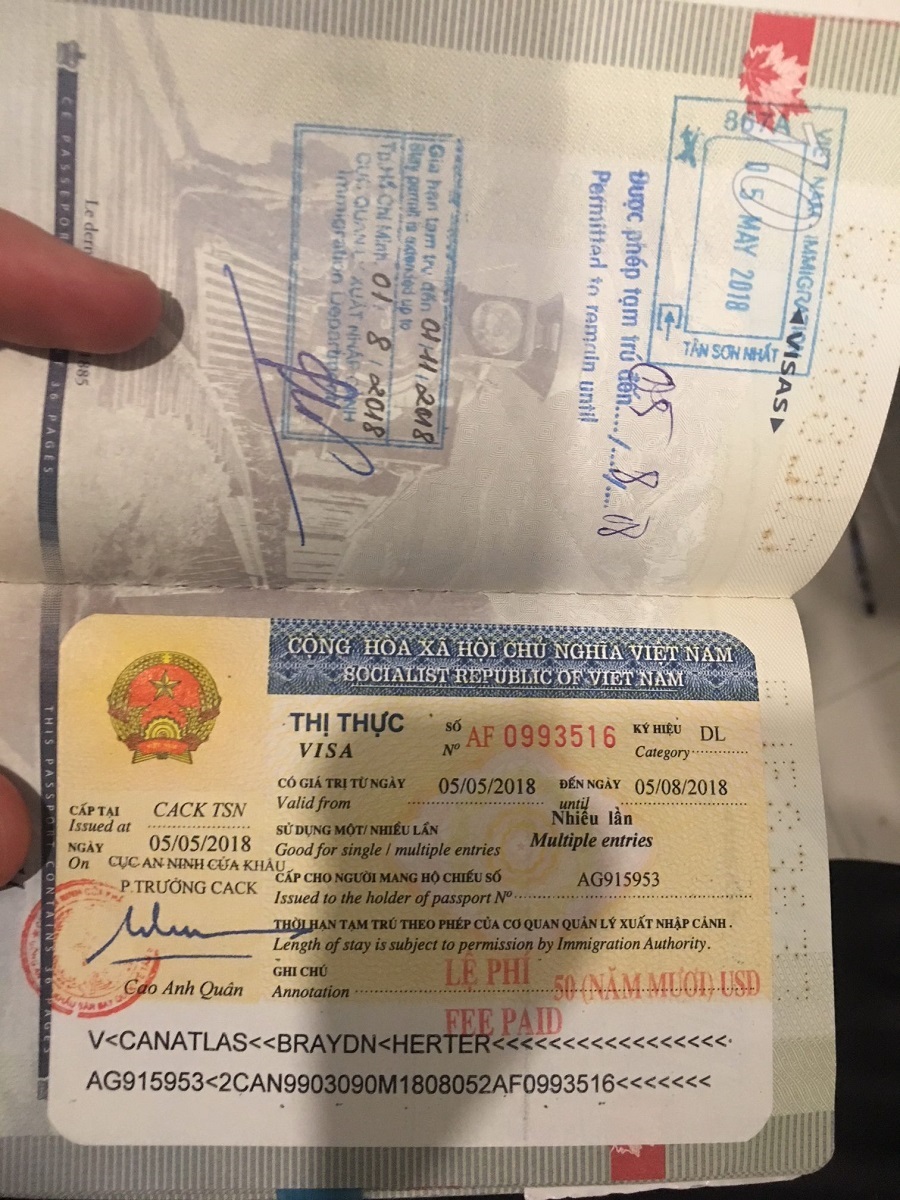 Vietnam visa needed