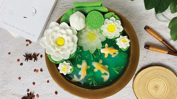 Vietnamese jelly cake