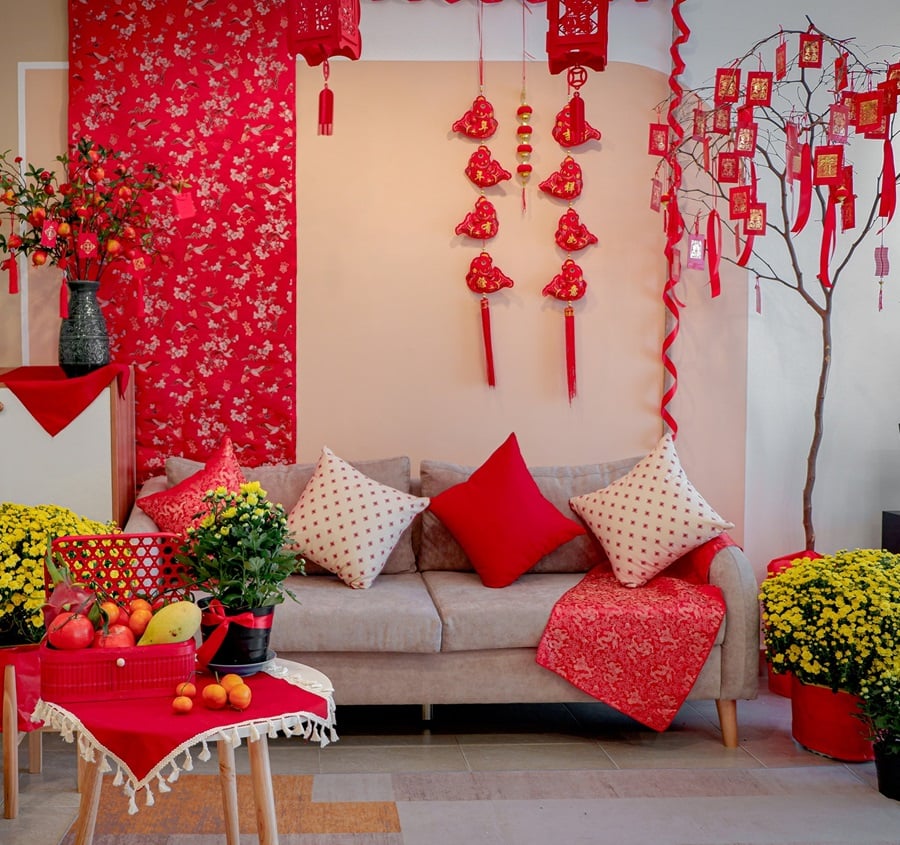 Vietnamese New Year decorations