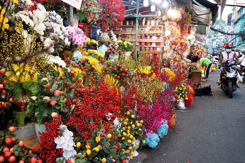 Vietnamese New Year flowers