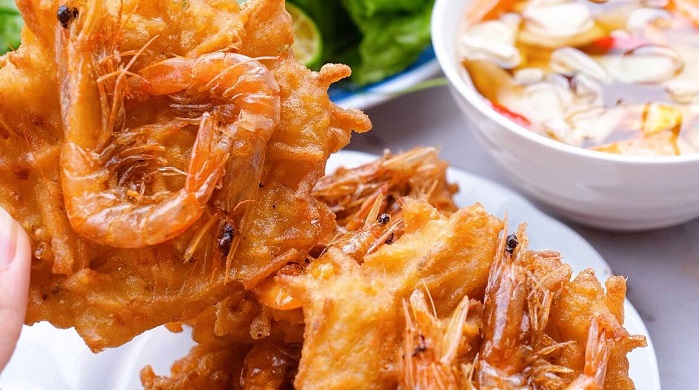 Vietnamese shrimp cake