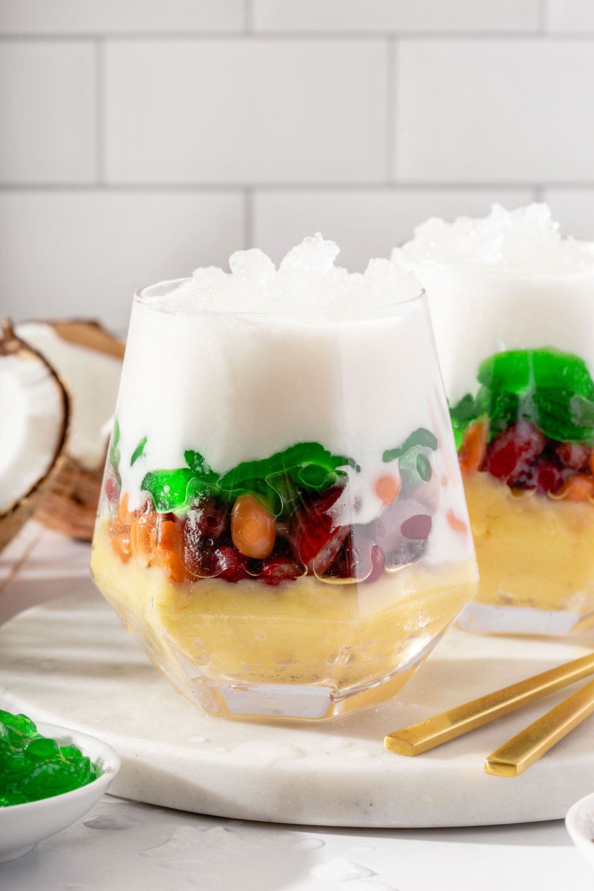 Vietnamese three-color dessert