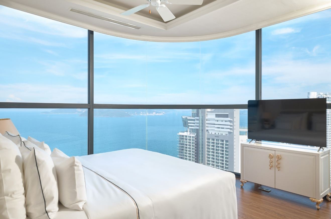 Hạng phòng Deluxe 1 giường đôi hướng biển