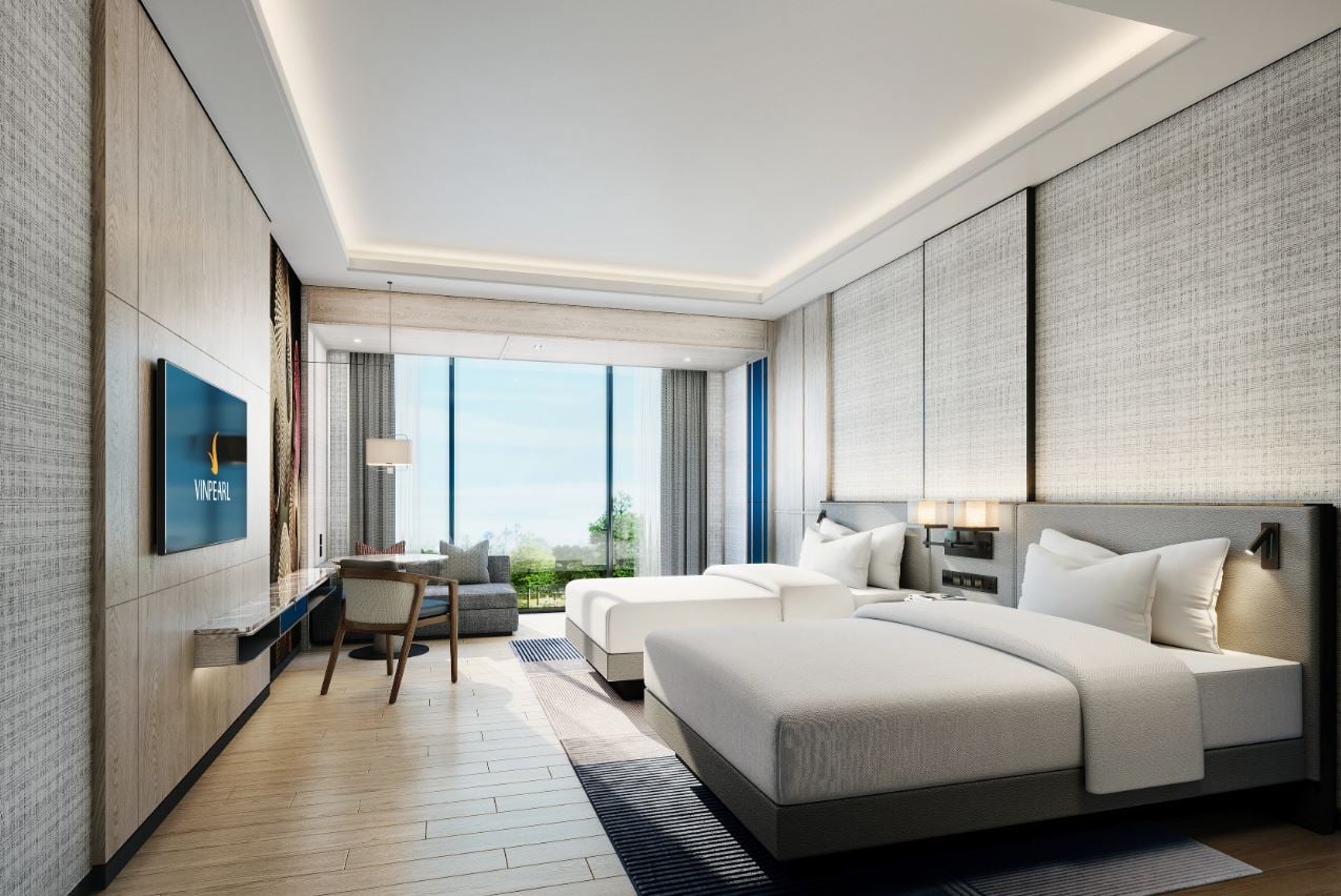 Phòng nghỉ sang trọng, tiện nghi tại Vinpearl Hotel Bắc Ninh