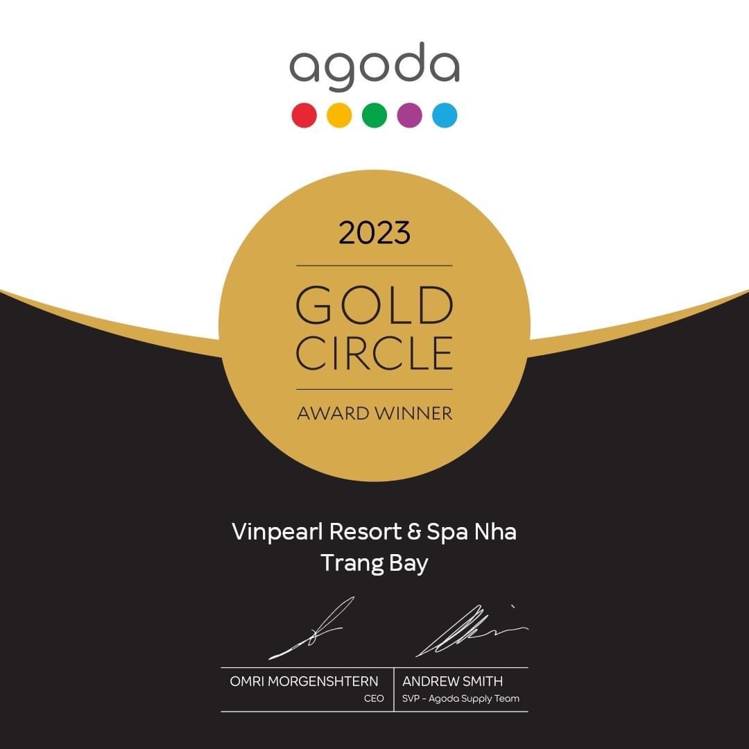 Vinpearl nhận giải thưởng Agoda Gold Circle Awards 2023