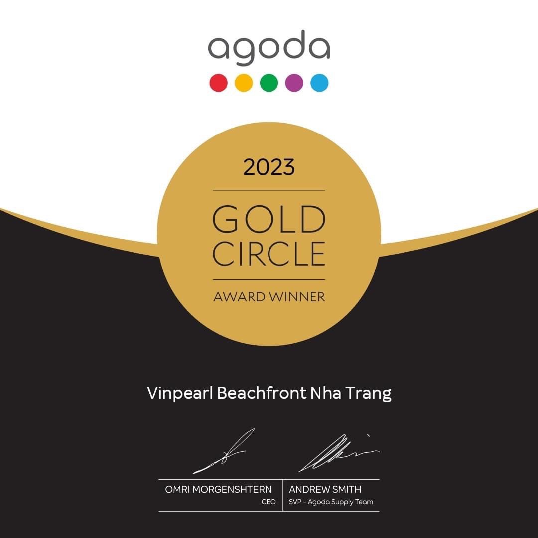 Vinpearl nhận giải thưởng Agoda Gold Circle Awards 2023