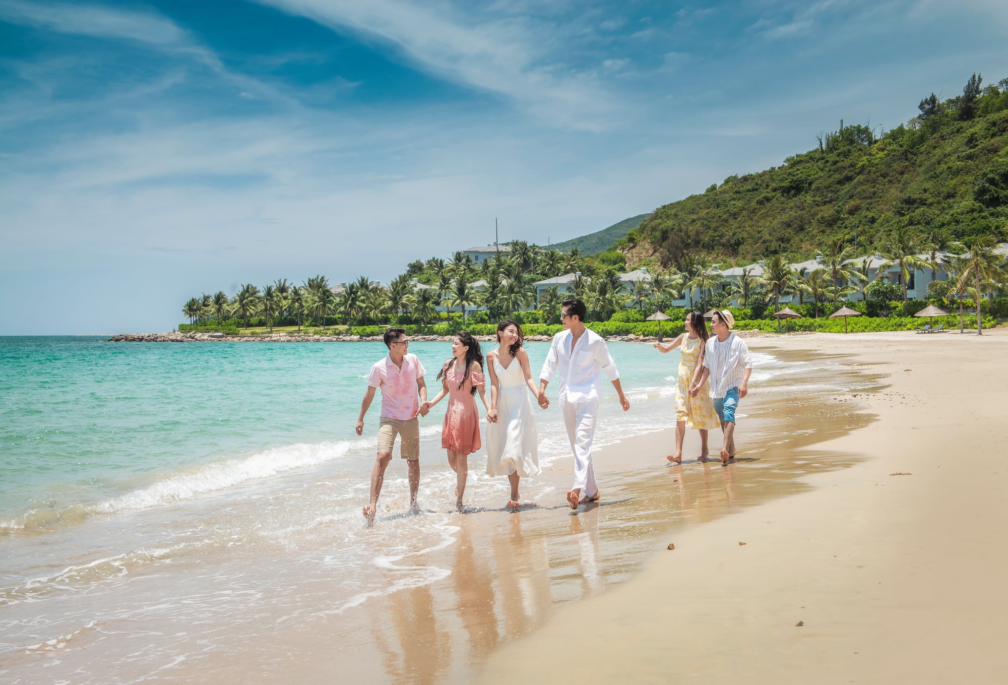 Bãi biển riêng tại Vinpearl Resort Nha Trang