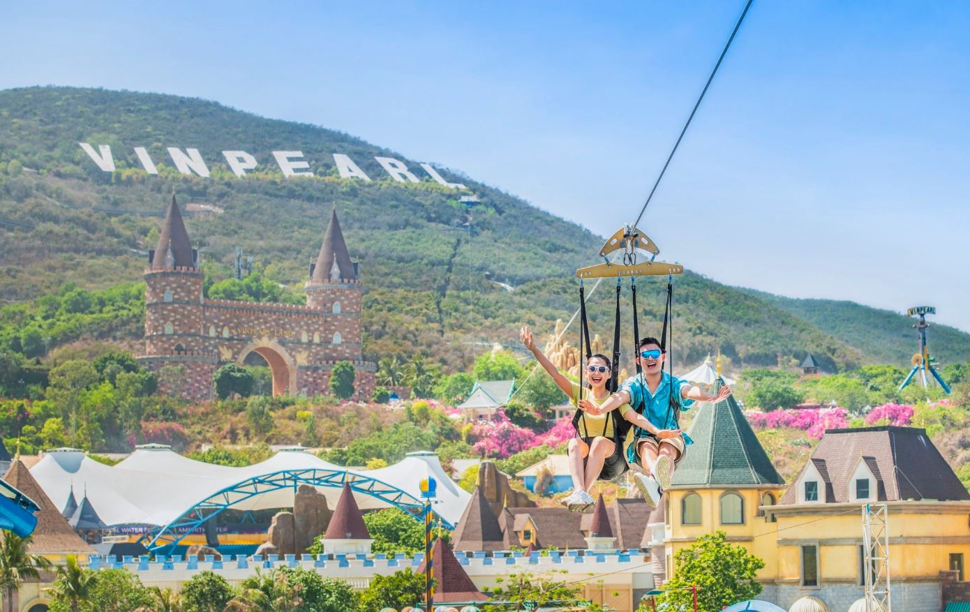 Zipline at VinWonders Nha Trang