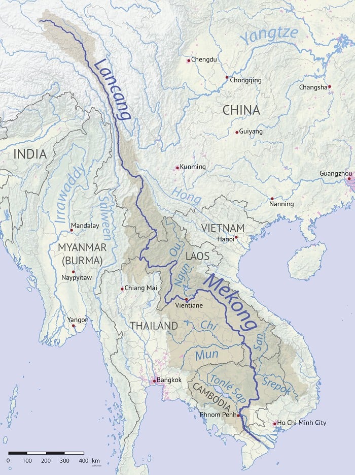 Where is the Mekong River
