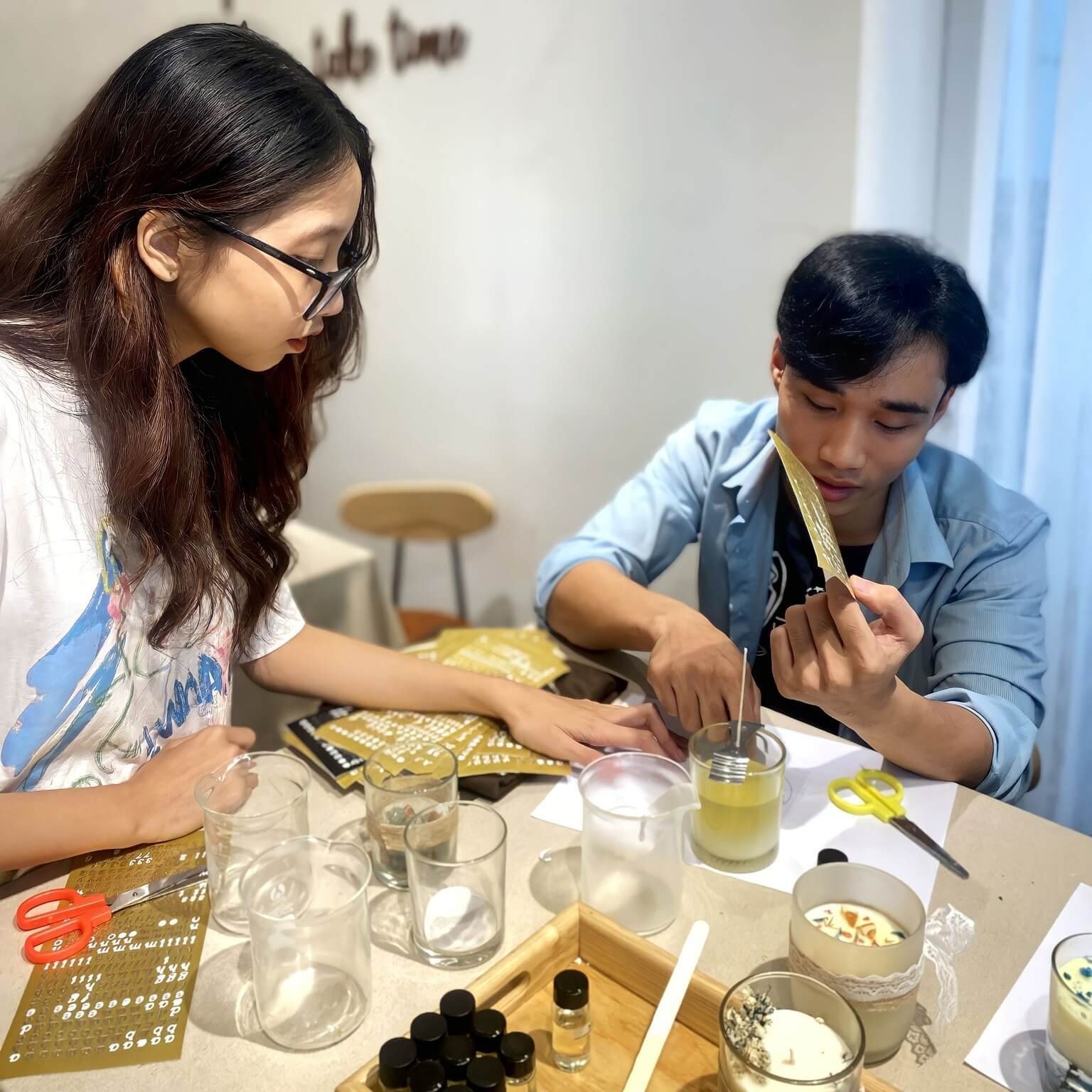 Workshop làm nến thơm Hà Nội